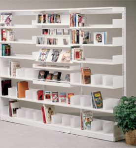 White Library Shelf